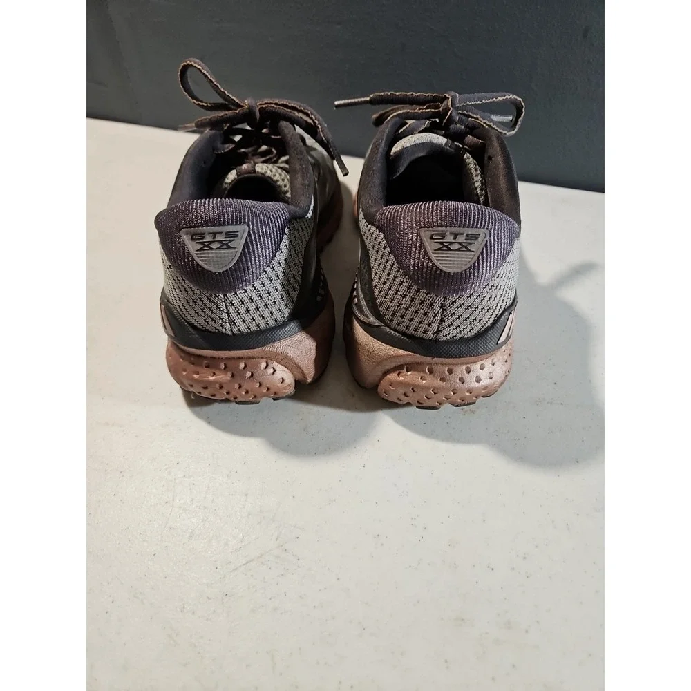 Brooks Adrenaline GTS 20‎ Womens 9.5 M(B)Gray/Rose Gold Running Shoes(S54